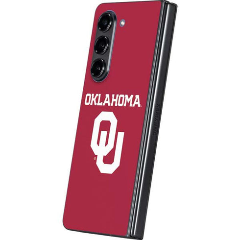 University of Oklahoma Basketball Galaxy Z Fold5 5G Skin